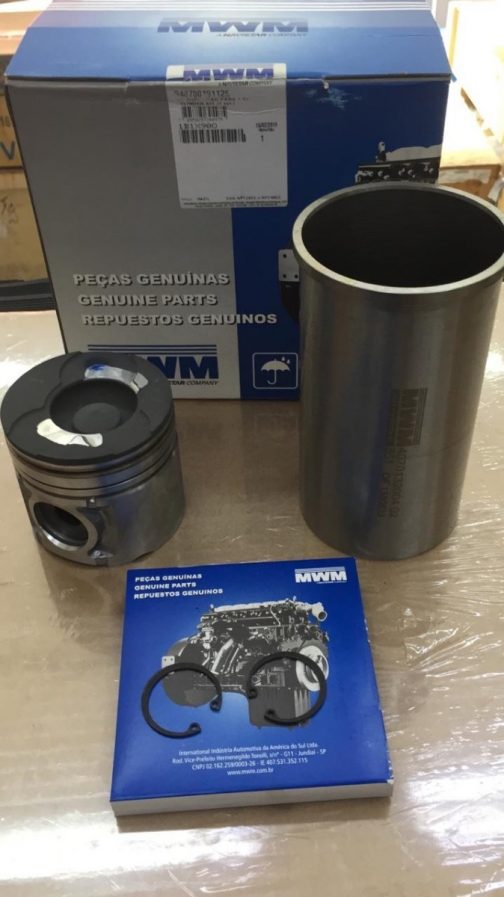 Conjunto Camisa, Pistón Y Aros Motor S10 2.8 Elec Original